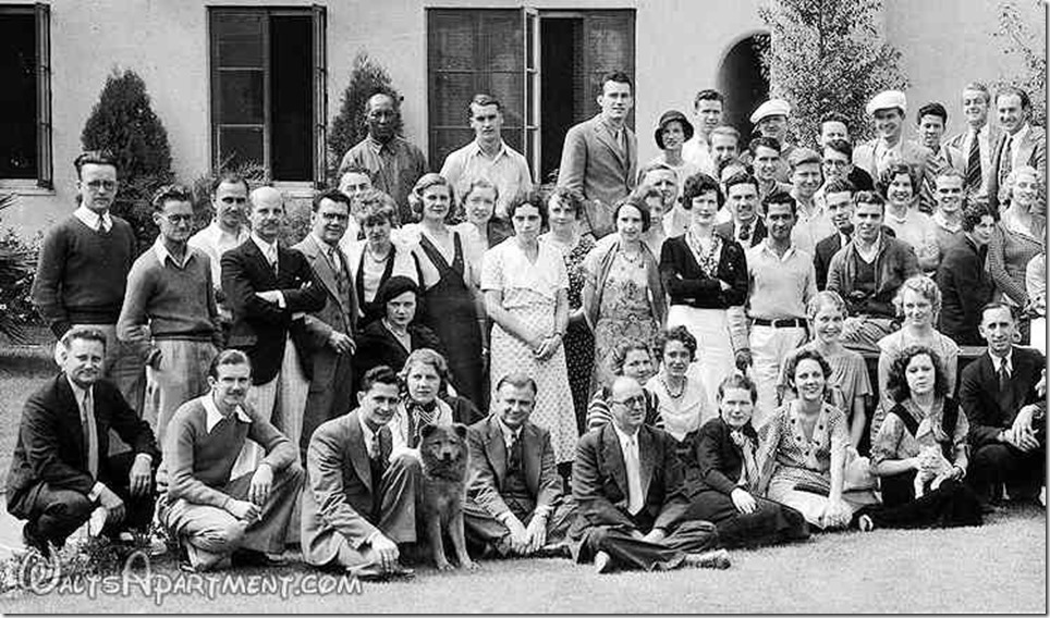 Walt Disney Studio group photo - Left - FindingWalt.com