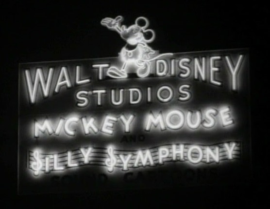 Walt Disney Studio sign at night | FindingWalt.com